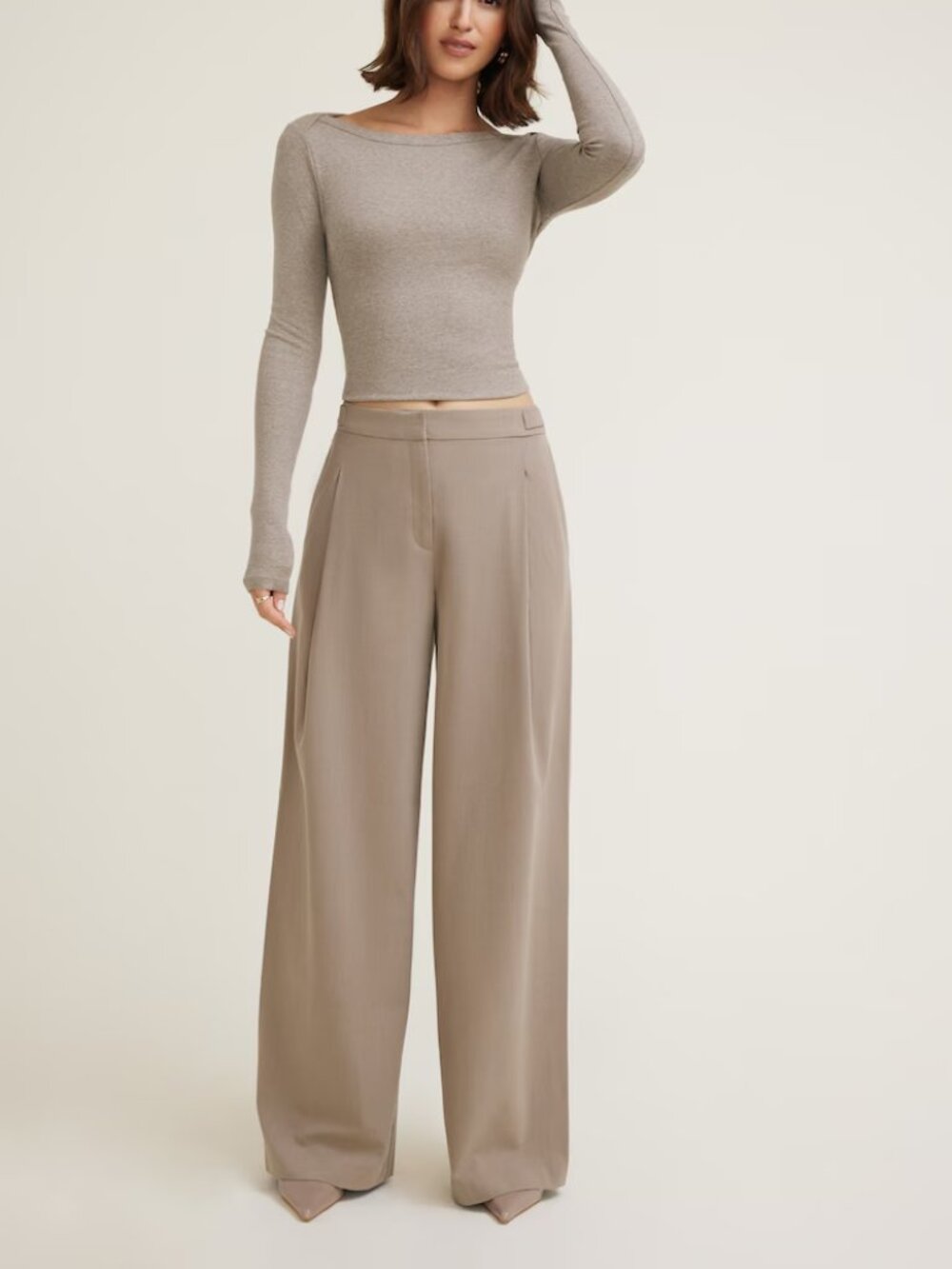 Dynamite - Leni Pleated Wide Leg Pants